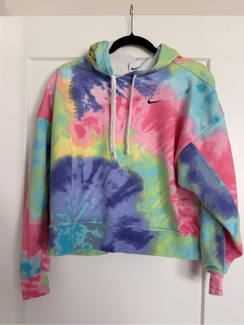 Nike Multicolor Tie-Dye Crewneck Hoodie